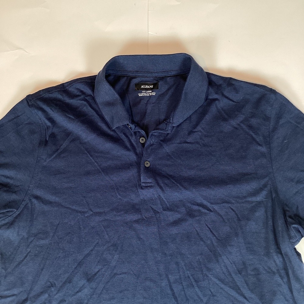 Alfani Mens Polo Shirt Casual Size XXL XXLarge Comfort Short Sleeve Soft - Picture 2 of 7